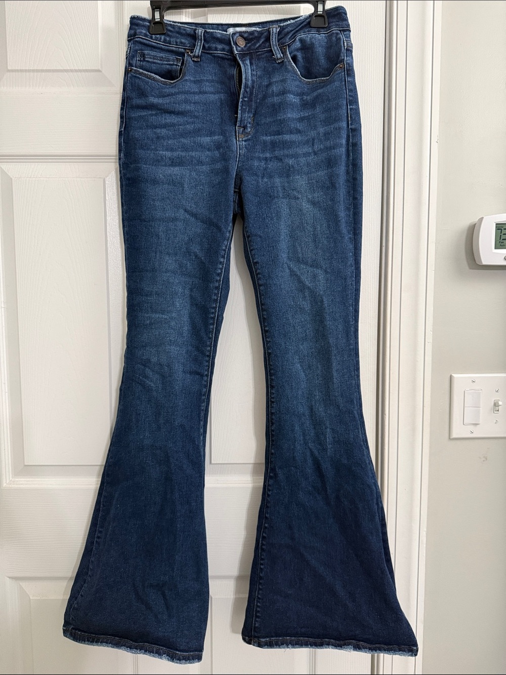 Zenana Outfitters Dark Blue Flare Jeans